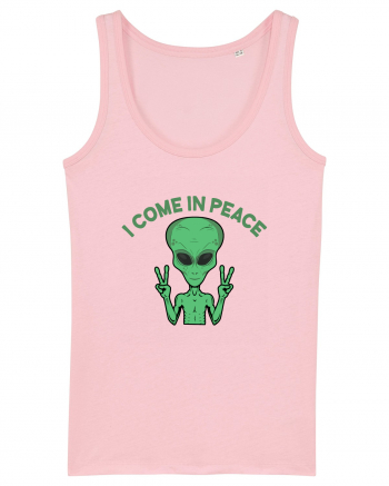 Cute Alien I Come In Peace Space Cotton Pink