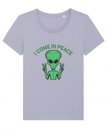 Cute Alien I Come In Peace Space Lavender