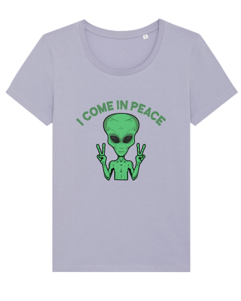 Cute Alien I Come In Peace Space Lavender
