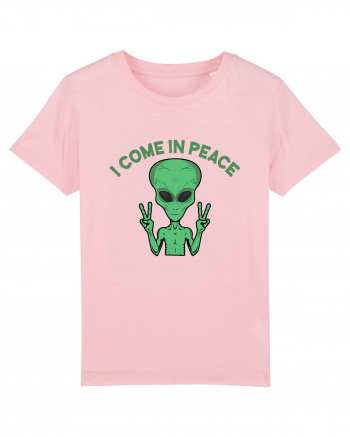 Cute Alien I Come In Peace Space Cotton Pink
