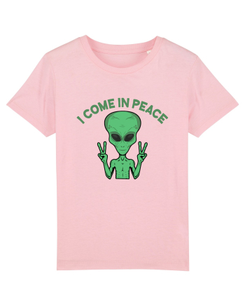 Cute Alien I Come In Peace Space Cotton Pink