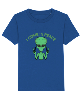 Cute Alien I Come In Peace Space Majorelle Blue