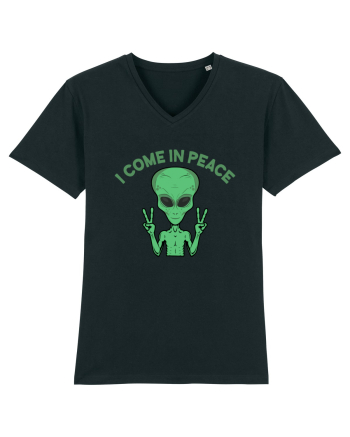Cute Alien I Come In Peace Space Black