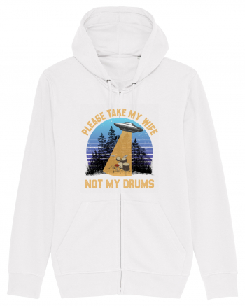 Please Take My Wife Not My Drums White