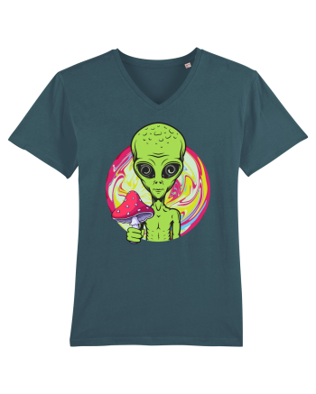 Edm Trippy Mushroom Alien Stargazer