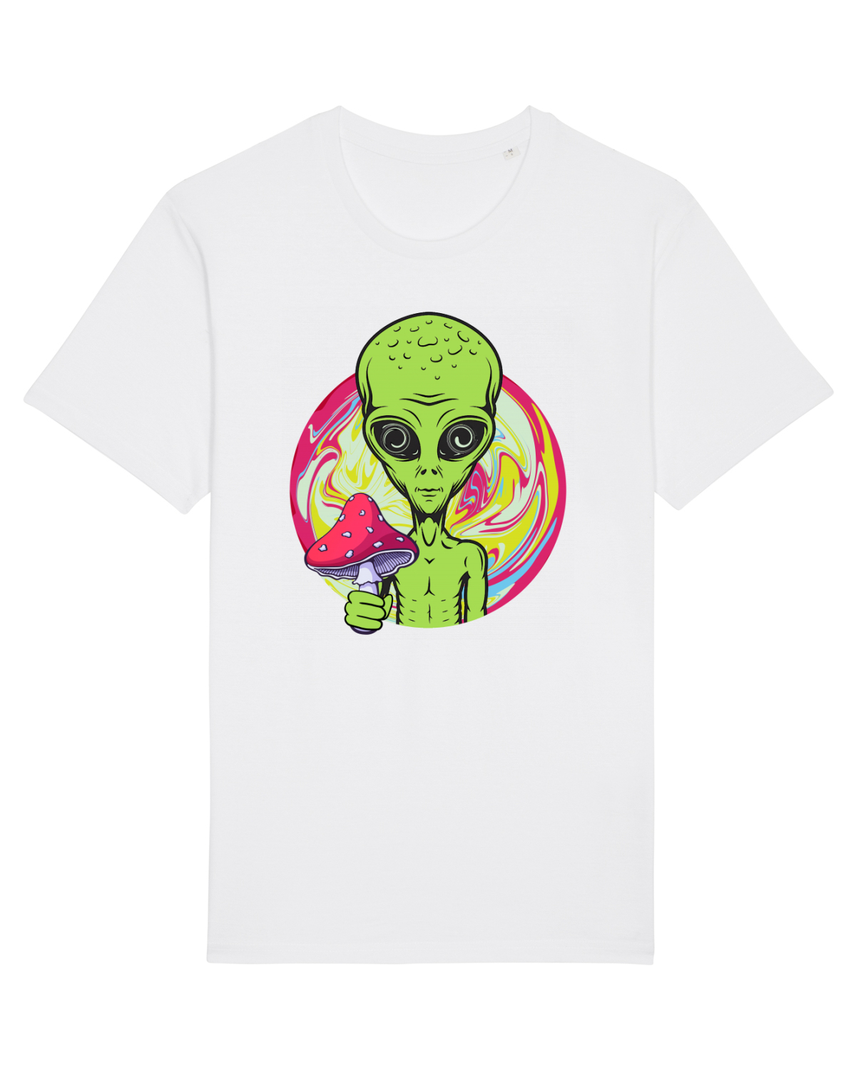 Tricou mânecă scurtă Unisex Rocker White