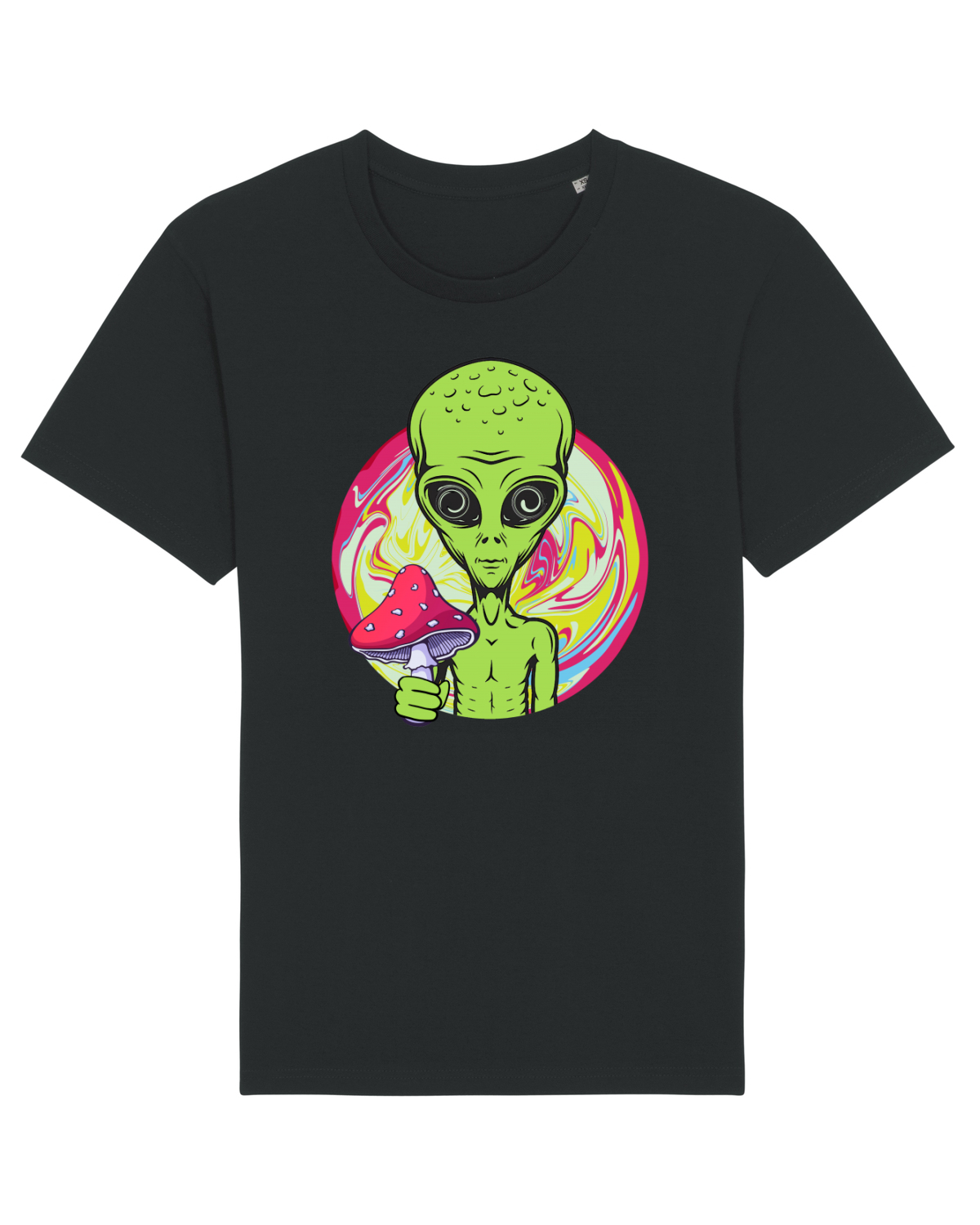 Tricou mânecă scurtă Unisex Rocker Black