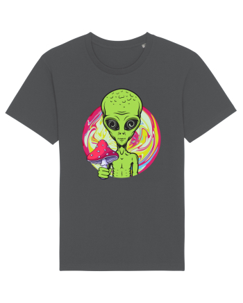 Edm Trippy Mushroom Alien Anthracite