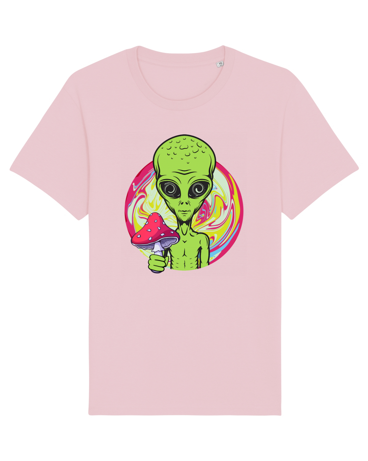 Tricou mânecă scurtă Unisex Rocker Cotton Pink