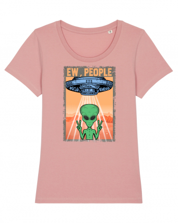 Ew People Alien Funny Ufo Vintage Canyon Pink