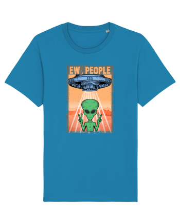 Ew People Alien Funny Ufo Vintage Azur