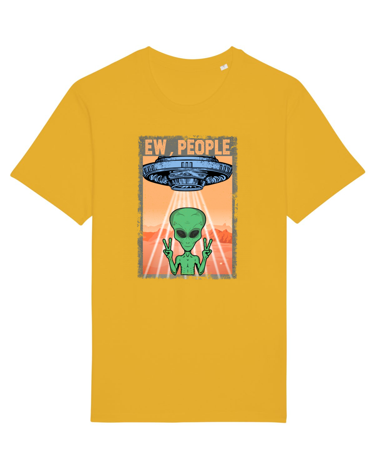 Tricou mânecă scurtă Unisex Rocker Spectra Yellow