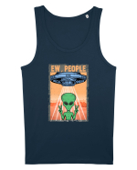 Ew People Alien Funny Ufo Vintage Maiou Bărbat Runs