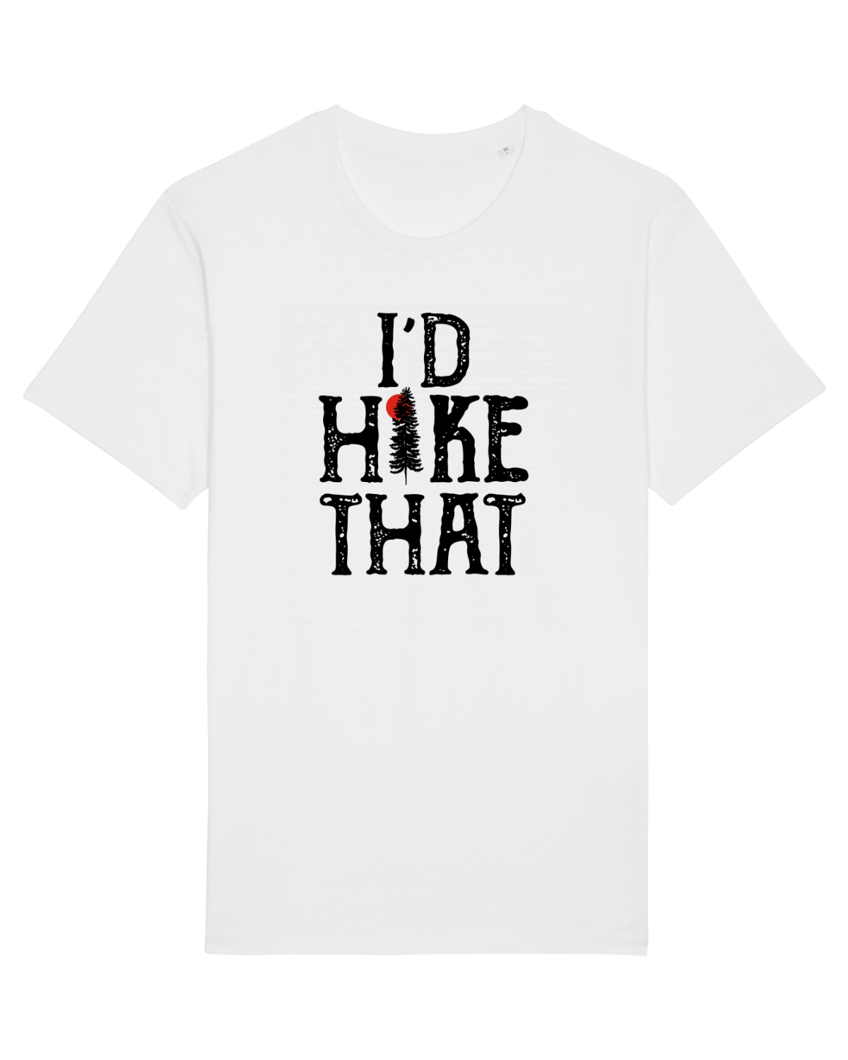 Tricou mânecă scurtă Unisex Rocker White