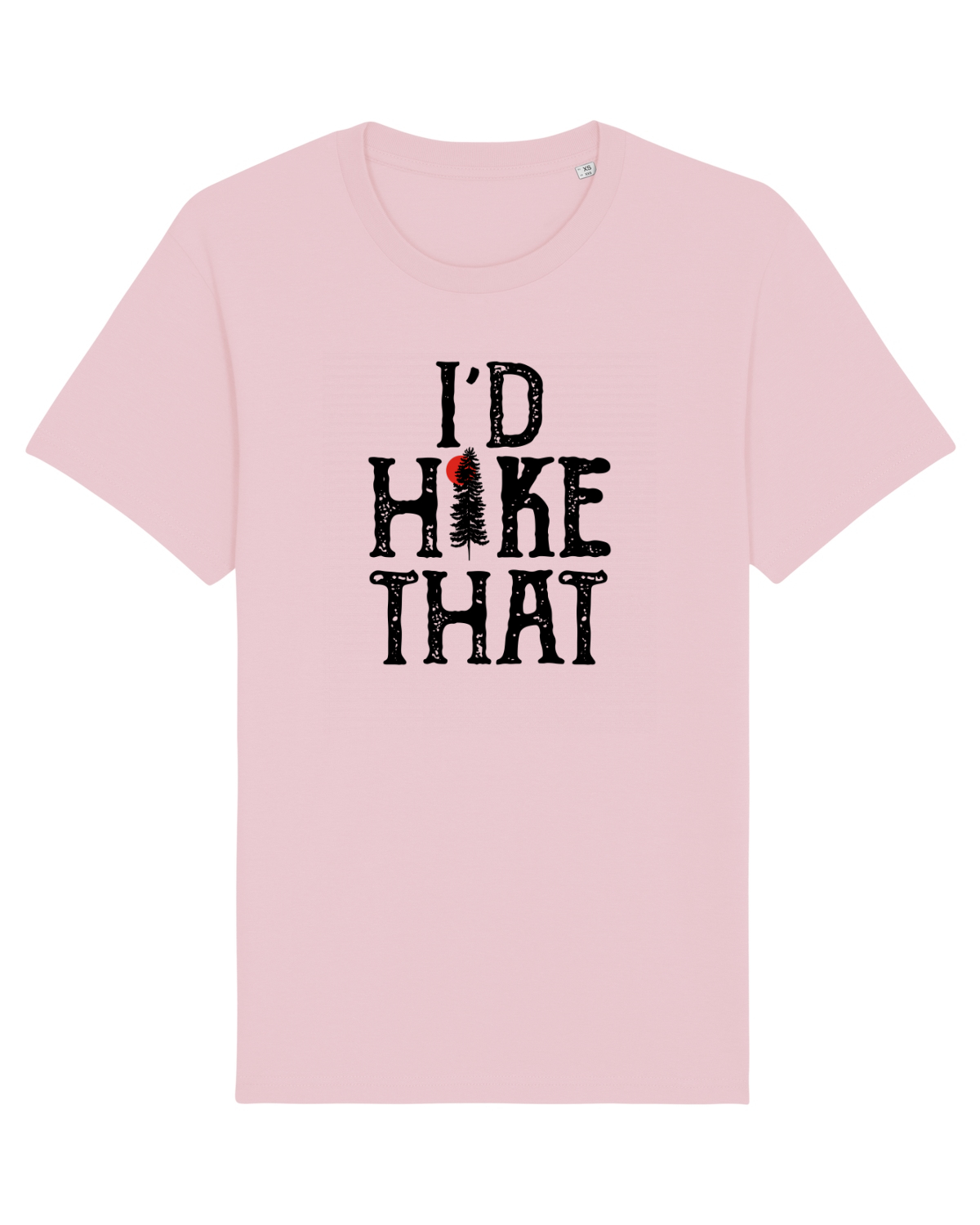 Tricou mânecă scurtă Unisex Rocker Cotton Pink