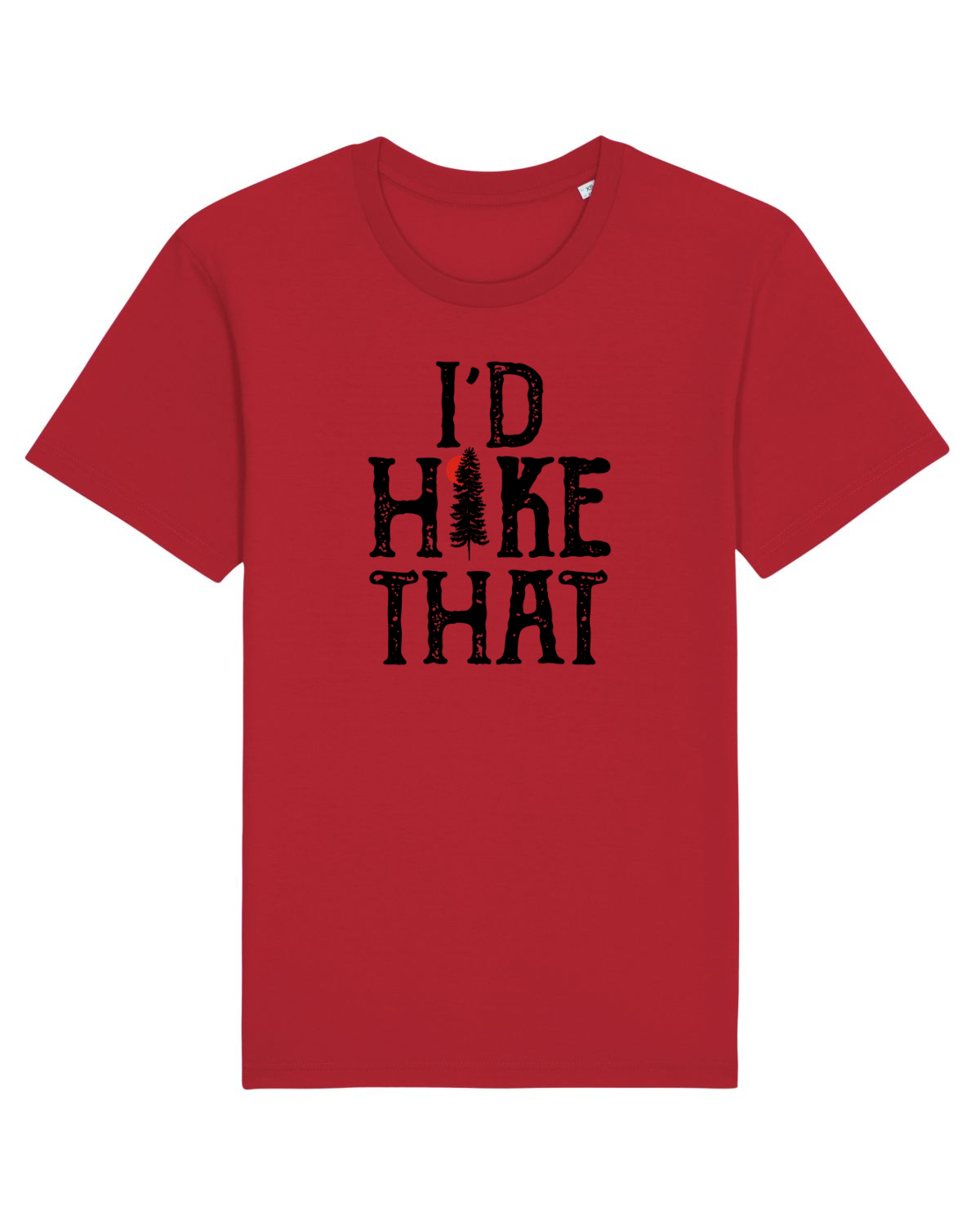 Tricou mânecă scurtă Unisex Rocker Red