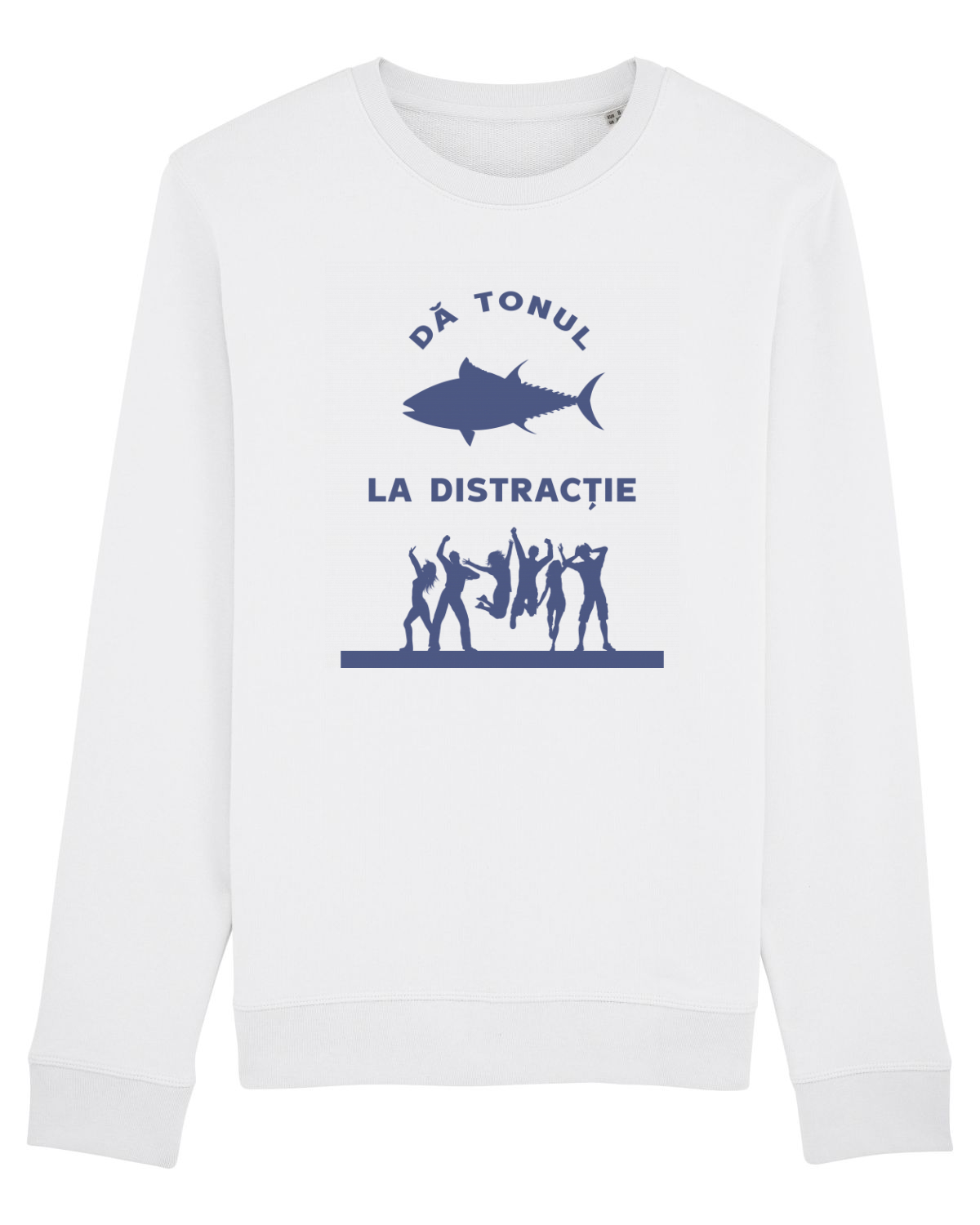 Bluză mânecă lungă Unisex Rise White
