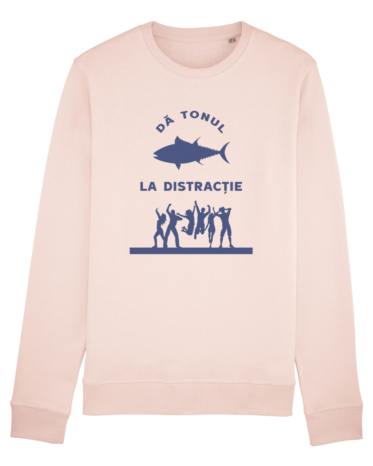 Bluză mânecă lungă Unisex Rise Candy Pink