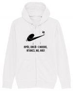 Just do it slowly - negru Hanorac cu fermoar Unisex Connector