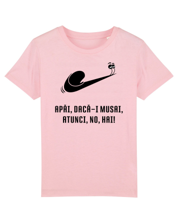 Just do it slowly - negru Cotton Pink