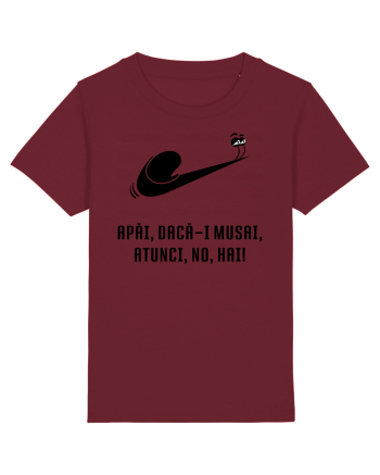 Just do it slowly - negru Burgundy
