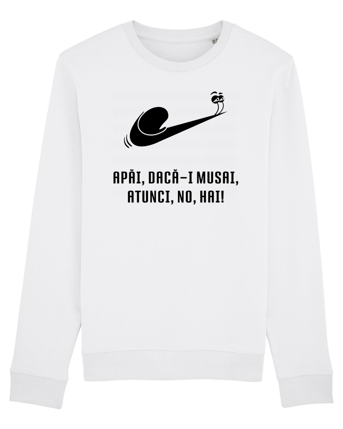 Bluză mânecă lungă Unisex Rise White