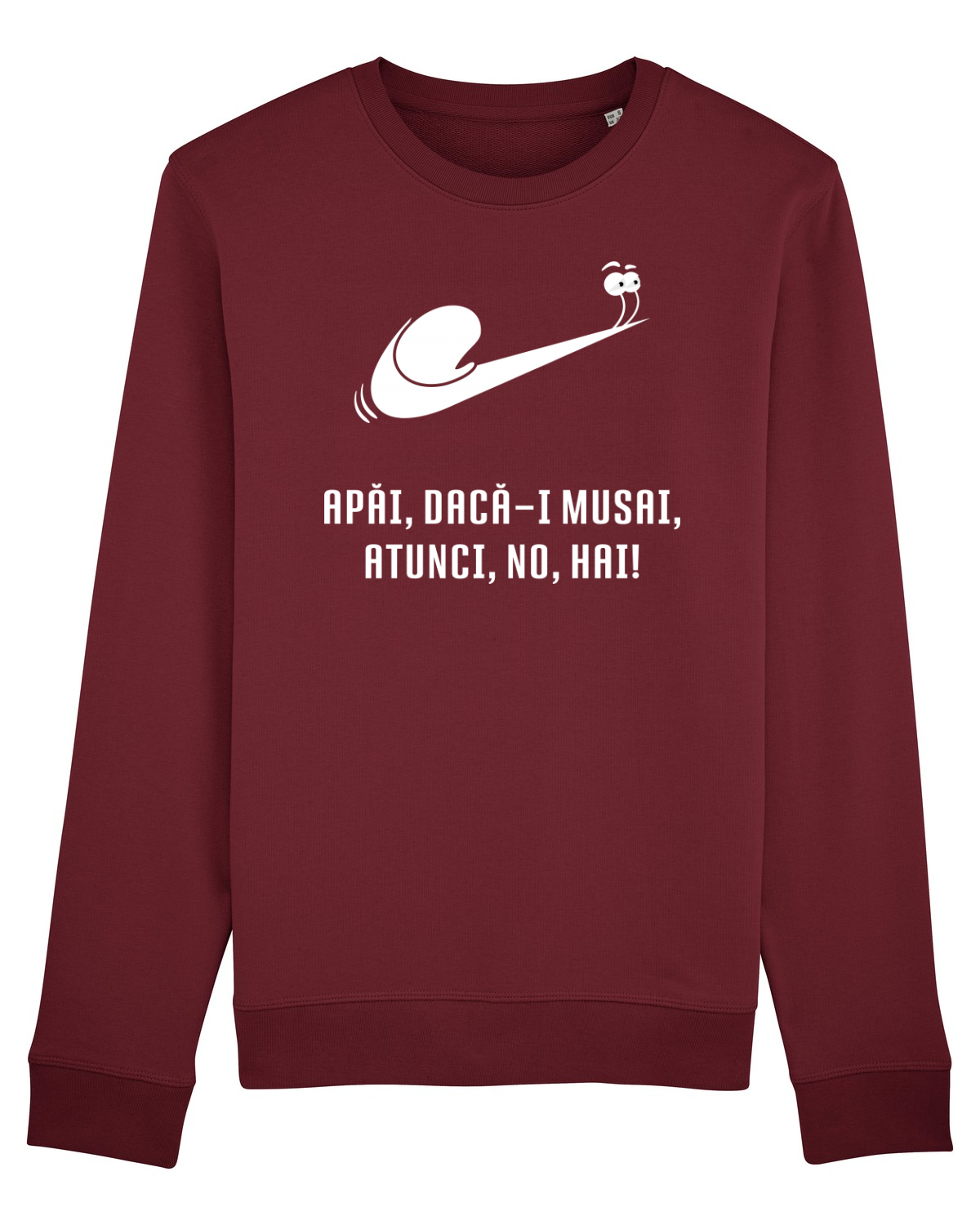 Bluză mânecă lungă Unisex Rise Burgundy