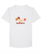 Cozy Autumn Tricou mânecă scurtă guler larg Bărbat Skater