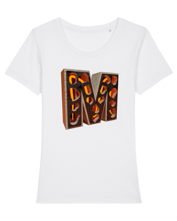 Litera M - 3D White