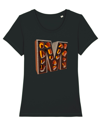 Litera M - 3D Black