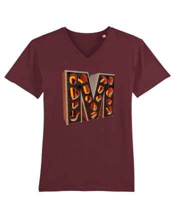 Litera M - 3D Burgundy