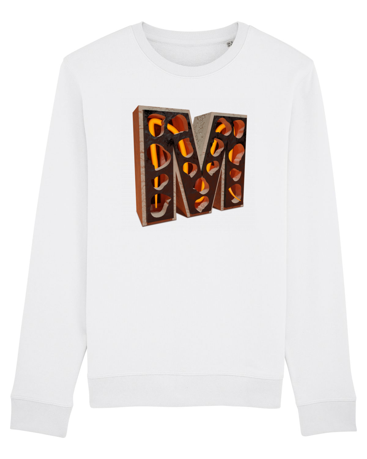 Bluză mânecă lungă Unisex Rise White
