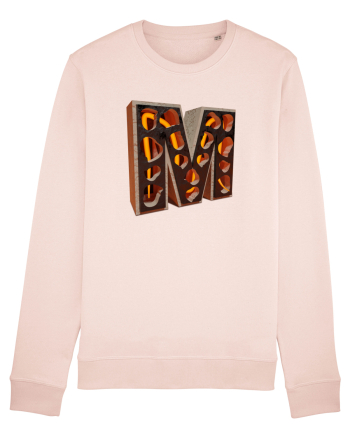 Litera M - 3D Candy Pink