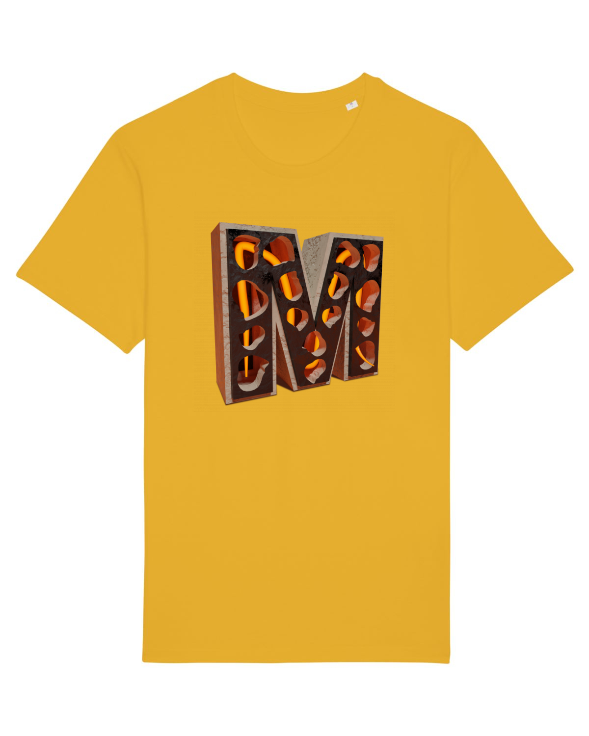 Tricou mânecă scurtă Unisex Rocker Spectra Yellow