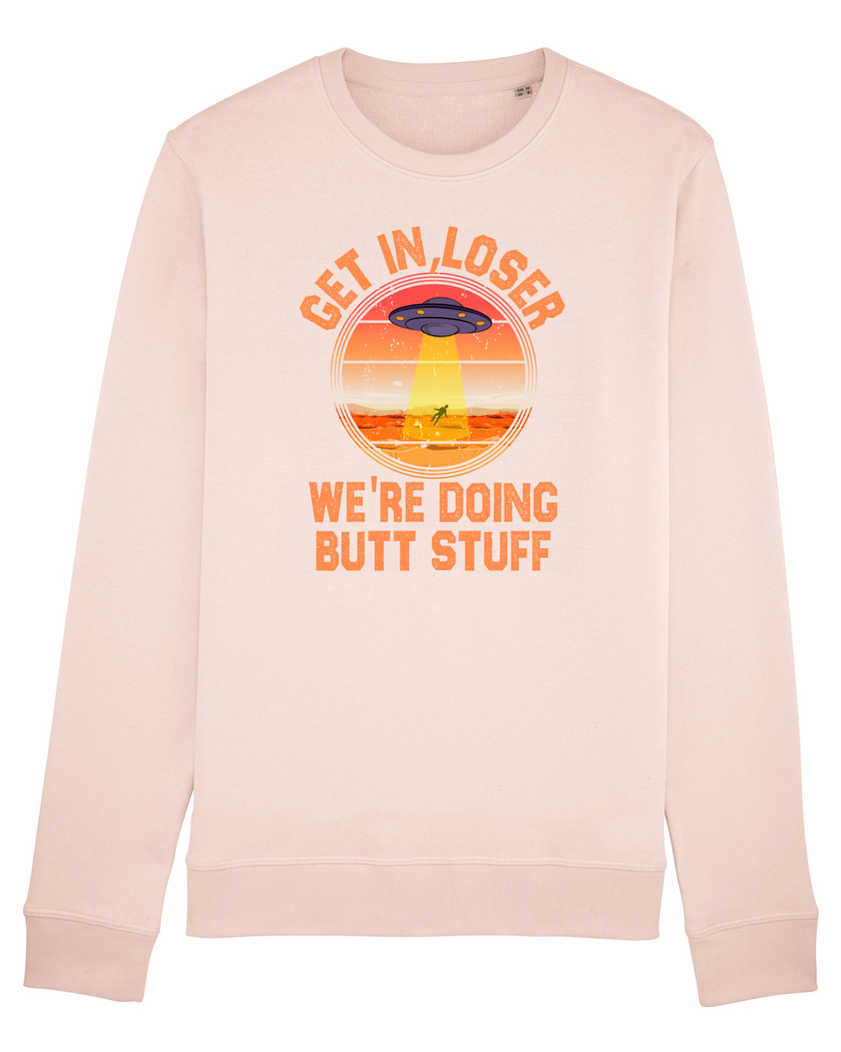 Bluză mânecă lungă Unisex Rise Candy Pink