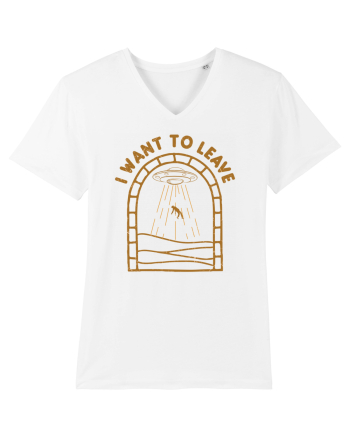 I Want To Leave Alien Lover Ufo's Day White