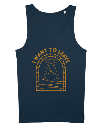 I Want To Leave Alien Lover Ufo's Day Navy