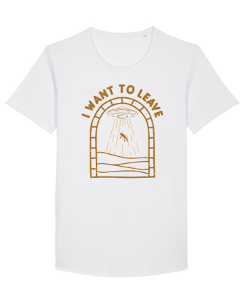 I Want To Leave Alien Lover Ufo's Day White