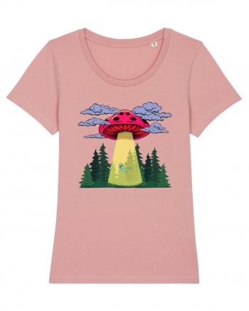 Mushroom Alien Psychedelic Space Ufo Canyon Pink
