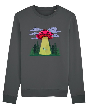 Mushroom Alien Psychedelic Space Ufo Anthracite