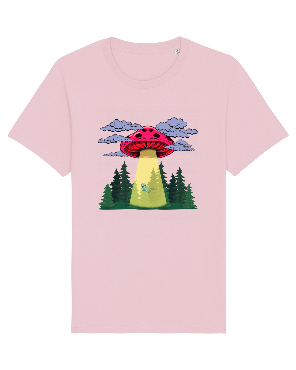 Tricou mânecă scurtă Unisex Rocker Cotton Pink