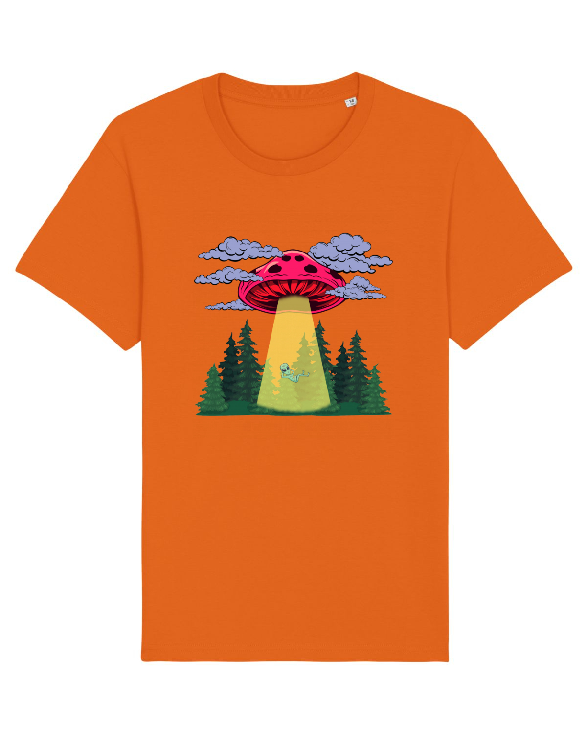 Tricou mânecă scurtă Unisex Rocker Bright Orange