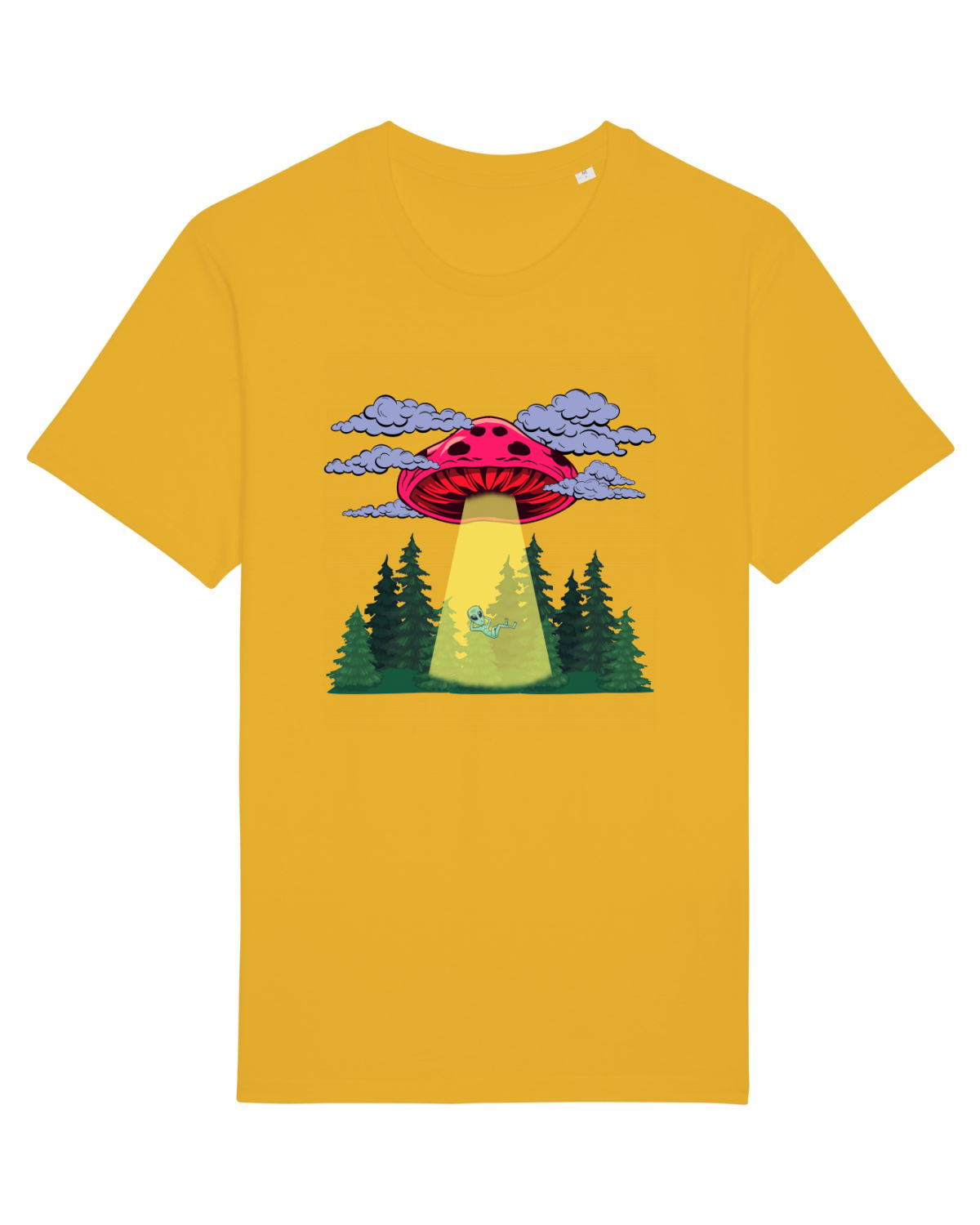 Tricou mânecă scurtă Unisex Rocker Spectra Yellow