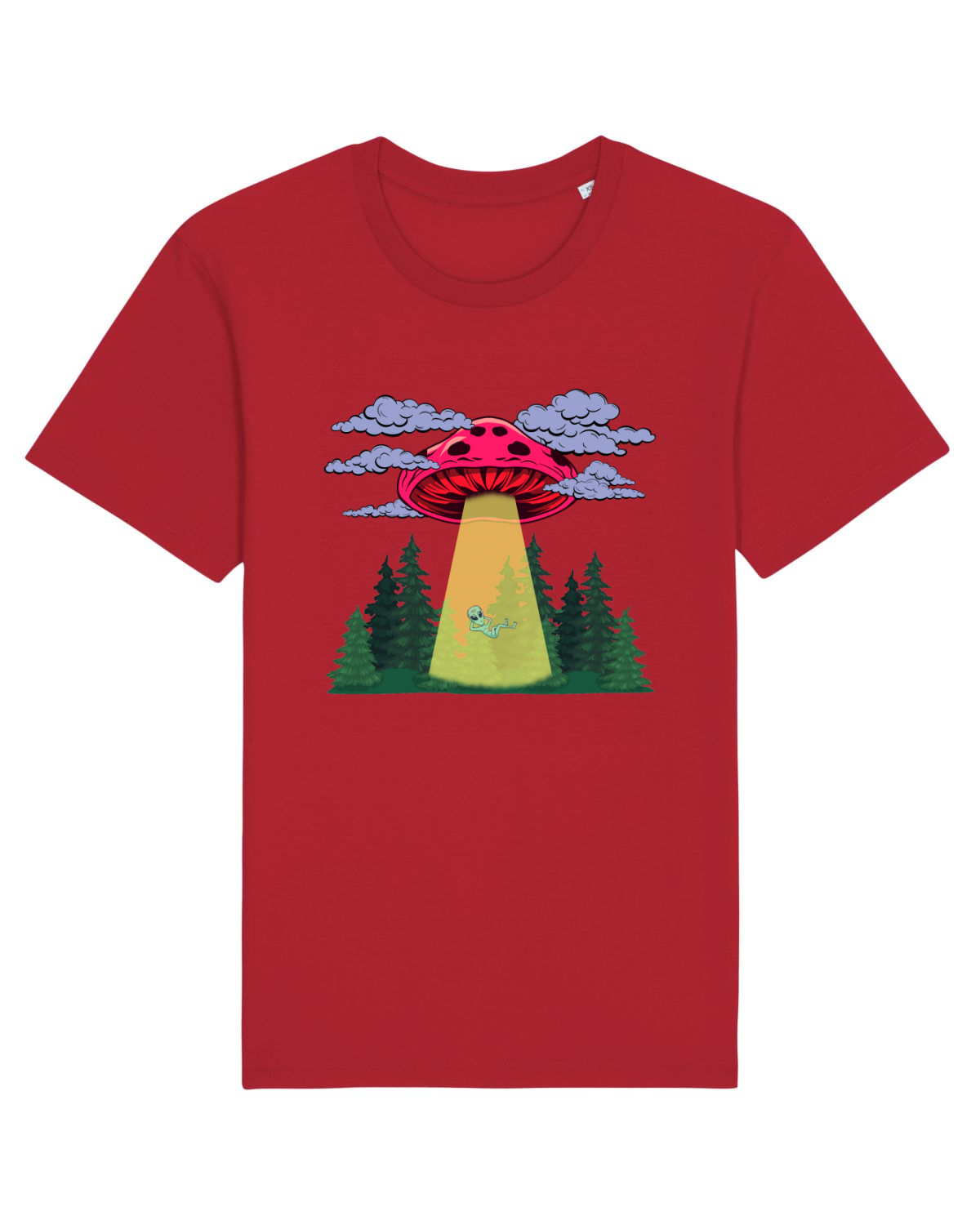 Tricou mânecă scurtă Unisex Rocker Red