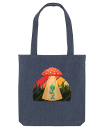 Psychedelic Mushroom Trippy Alien Sacoșă textilă