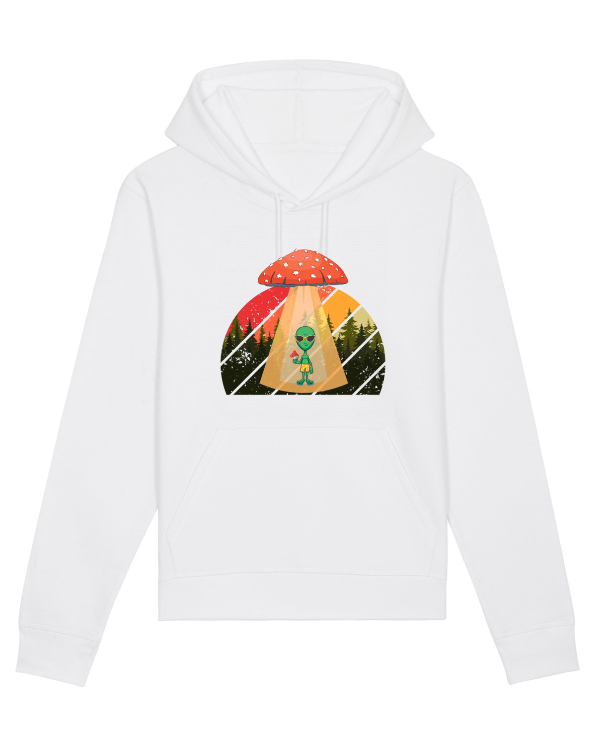 Hanorac Unisex Drummer White