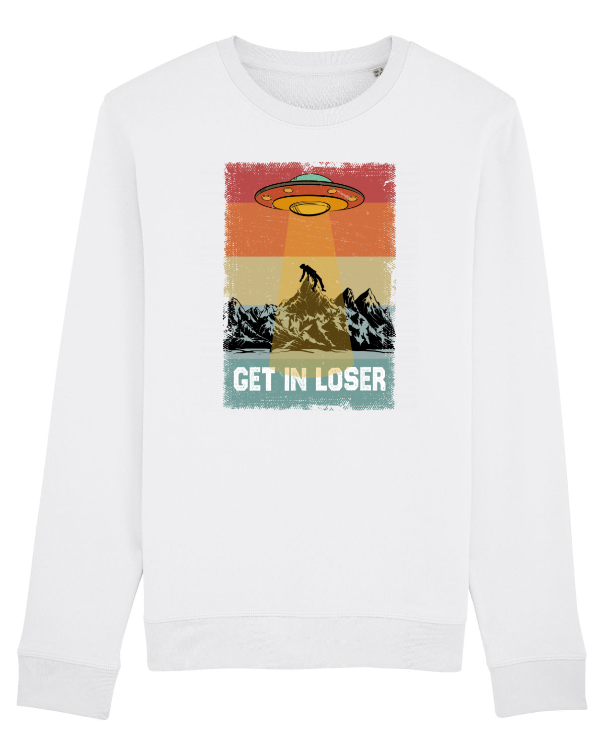 Bluză mânecă lungă Unisex Rise White