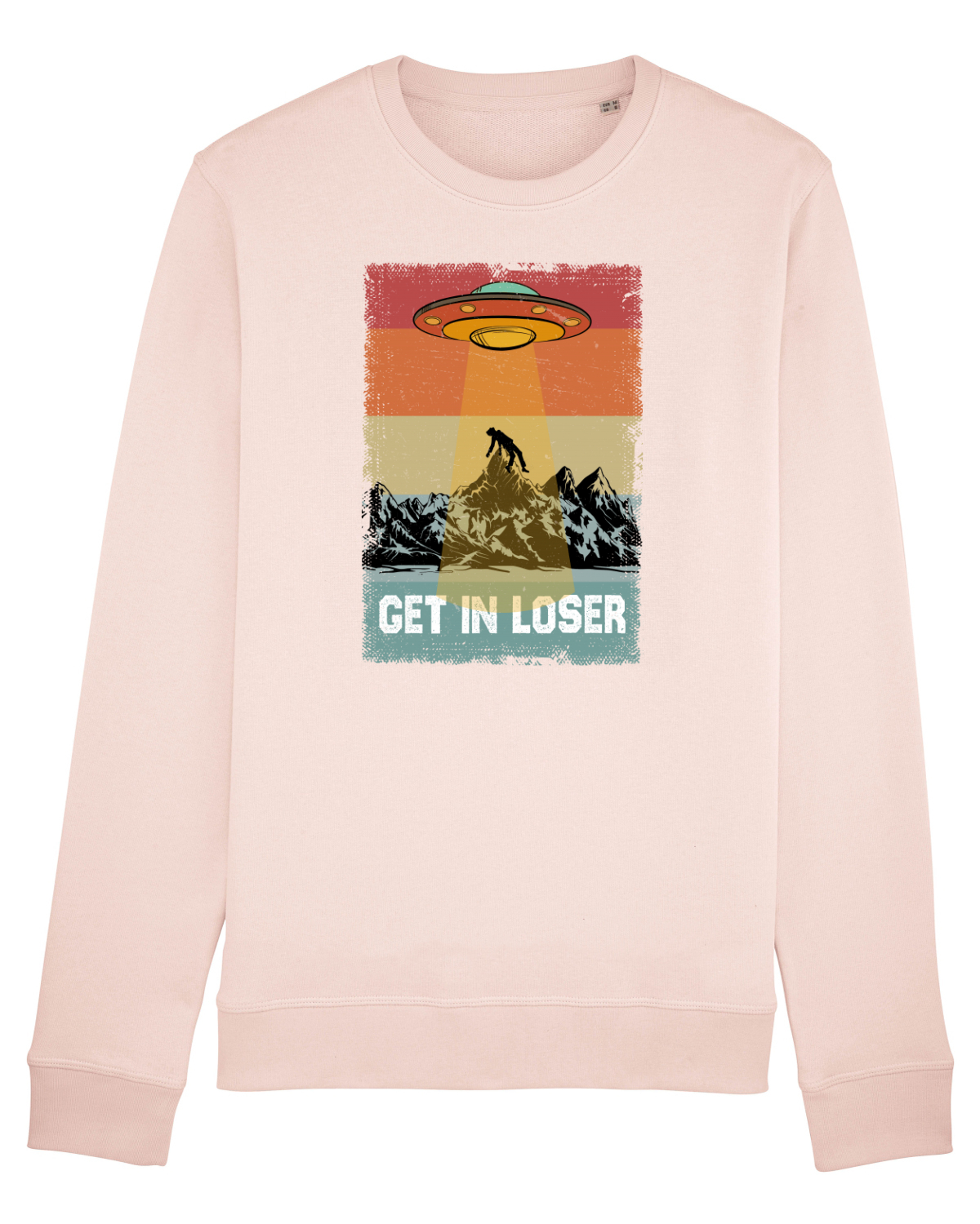 Bluză mânecă lungă Unisex Rise Candy Pink