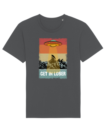 Retro Alien Get In Loser Ufo Anthracite