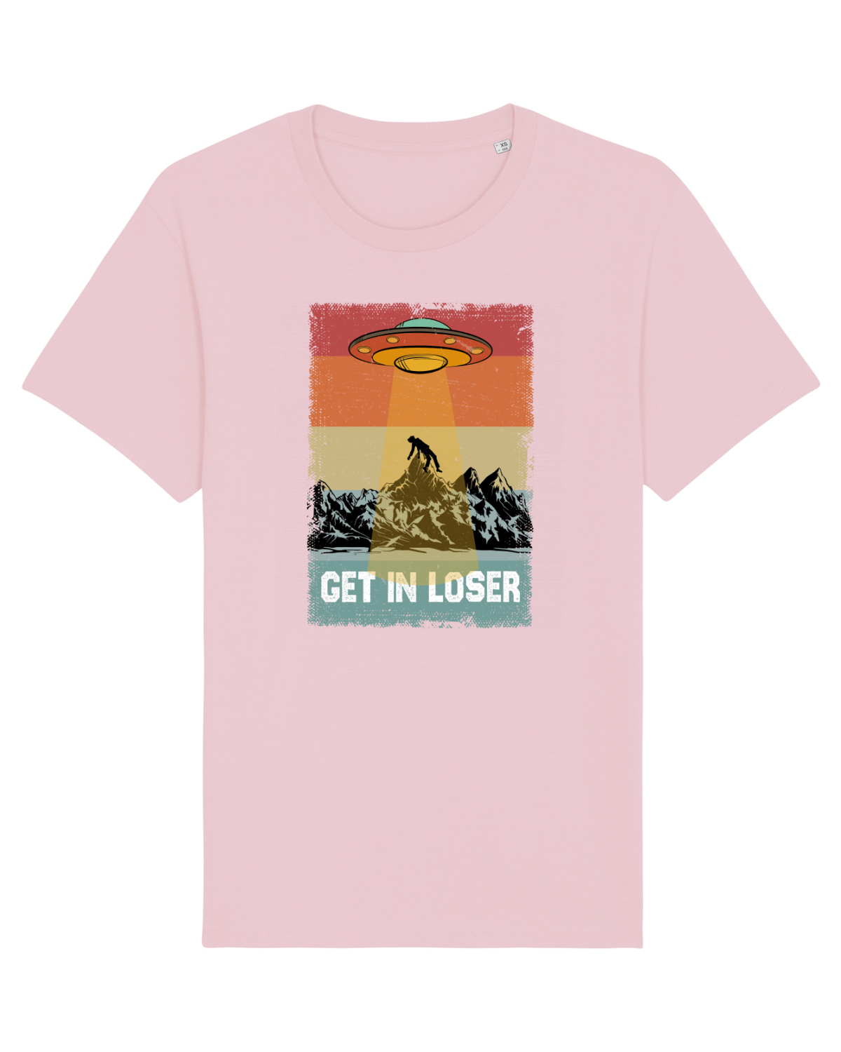 Tricou mânecă scurtă Unisex Rocker Cotton Pink